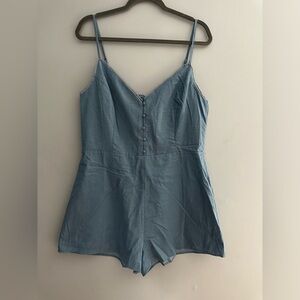 Light blue romper, size XL